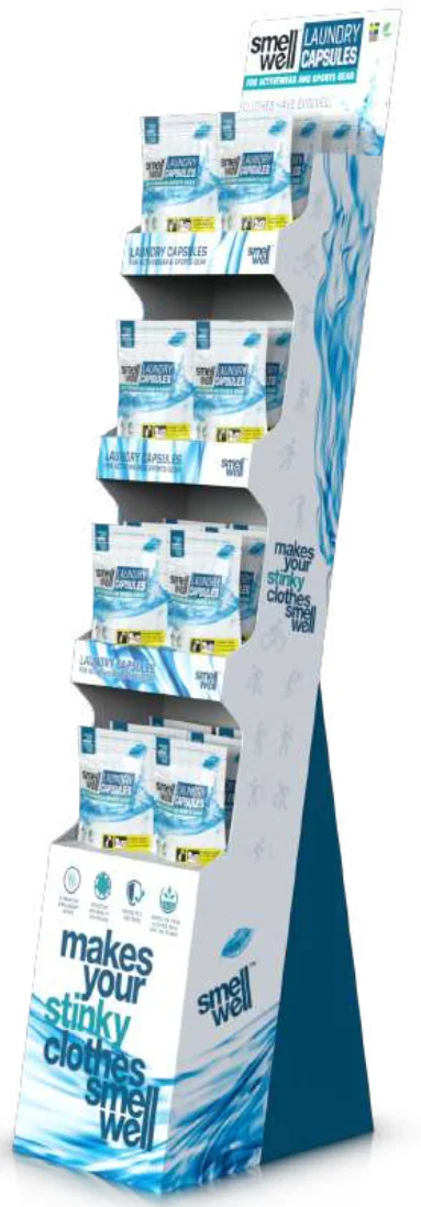 Cardboard Floor Display: Laundry