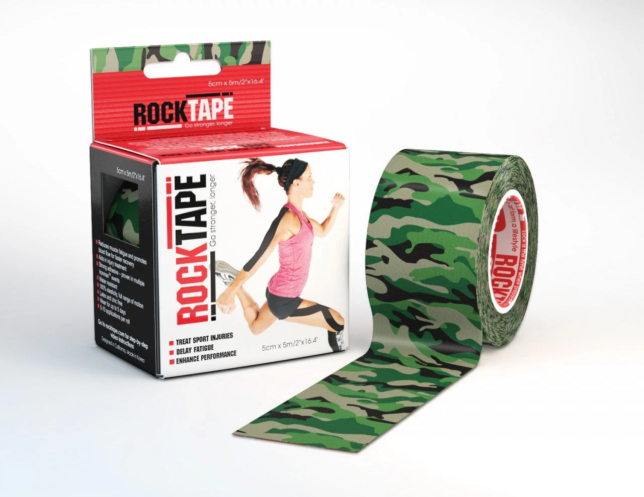 5m Length Camo Green · 5cm Width