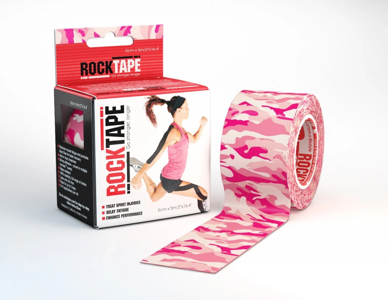 5m Length Camo Pink · 5cm Width